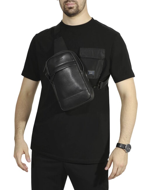 BRAD Leather bag black - Over-the-shoulder Bags for Men