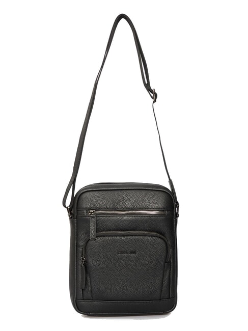 MADDOX Multi-pocket leather bag black - Over-the-shoulder Bags for Men