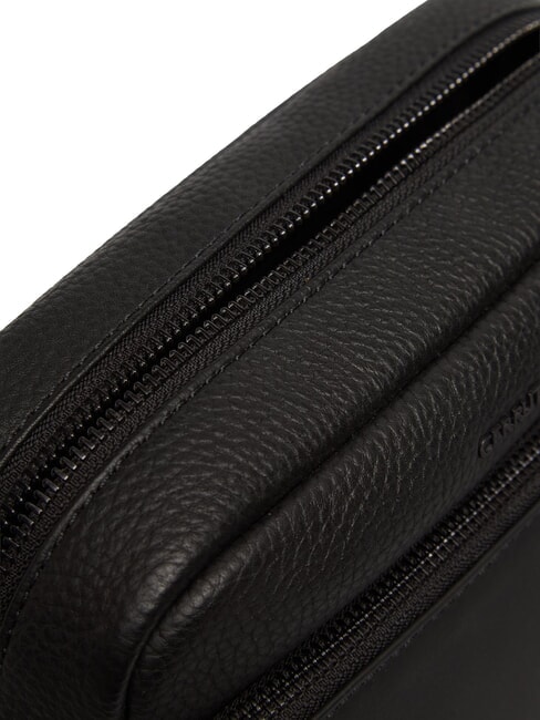 SCOTT Leather bag black - Over-the-shoulder Bags for Men