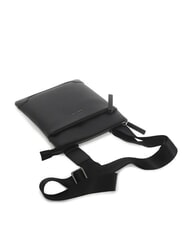 CERRUTI JAKE Flat leather bag black - Over-the-shoulder Bags for Men - 6