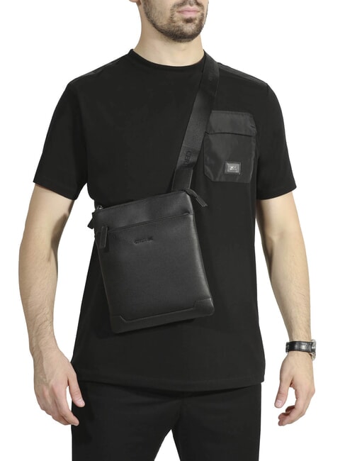 JAKE Leather bag black - Over-the-shoulder Bags for Men