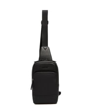 CERRUTI SCOTT Leather bag with pocket black - Over-the-shoulder Bags for Men - 4