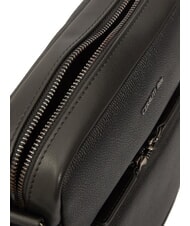 CERRUTI JEREMY Leather bag with pocket black - Over-the-shoulder Bags for Men - 5