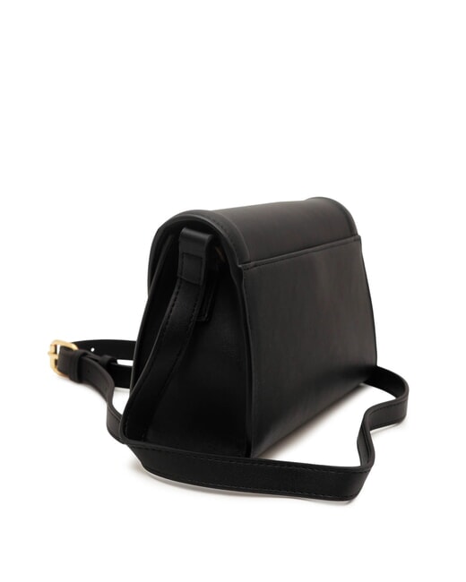 FLORENCE Small shoulder bag with flap black - Women’s Bags