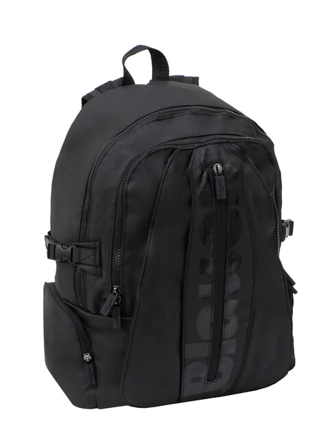 SPLASH Glossy logo backpack, 15.6" laptop holder BLACK - Laptop backpacks