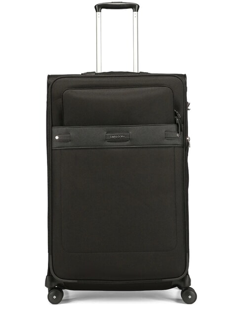 BEAUHAVEN Cabin Set + Medium + Large BLACK - Semi-rigid Trolley Cases