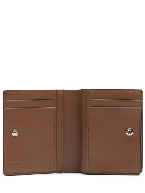 CAMELIA Compact leather wallet cognac - Women’s Wallets
