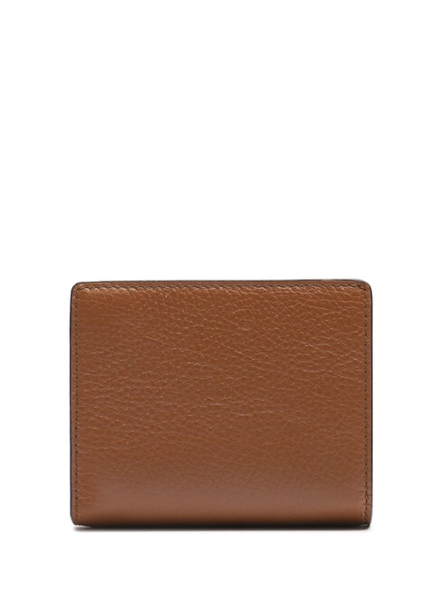 CAMELIA Compact leather wallet cognac - Women’s Wallets