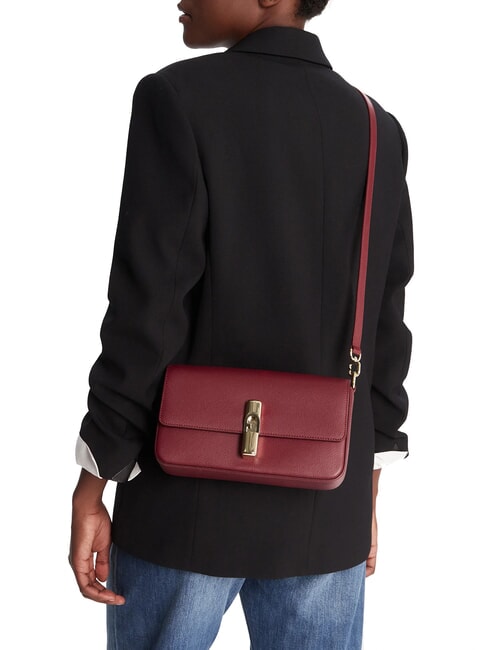 IRIDE  Shoulder bag, leather CHERRY d - Women’s Bags