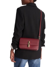 FURLA IRIDE  Shoulder bag, leather CHERRY d - Women’s Bags - 5