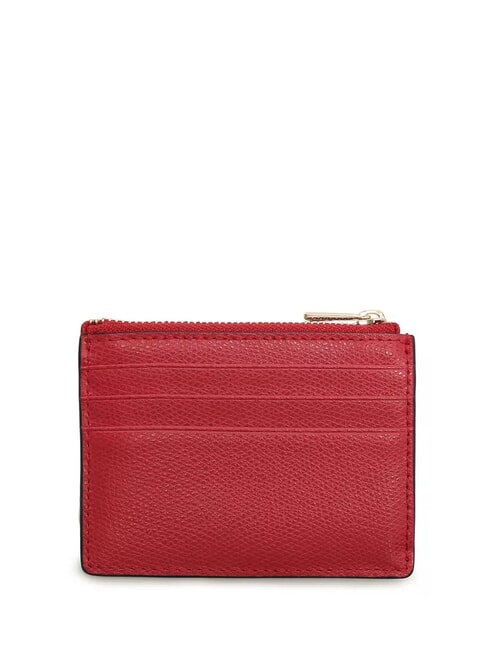 CAMELIA Leather card holder / coin purse RUBY - Women’s Wallets