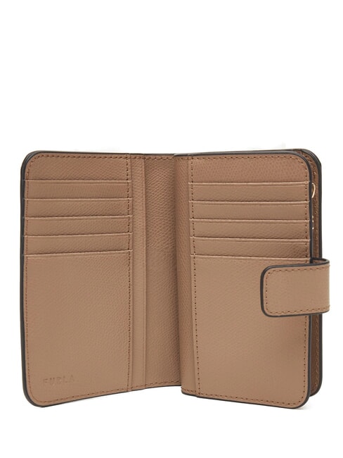 CAMELIA Women's leather wallet greige - Women’s Wallets