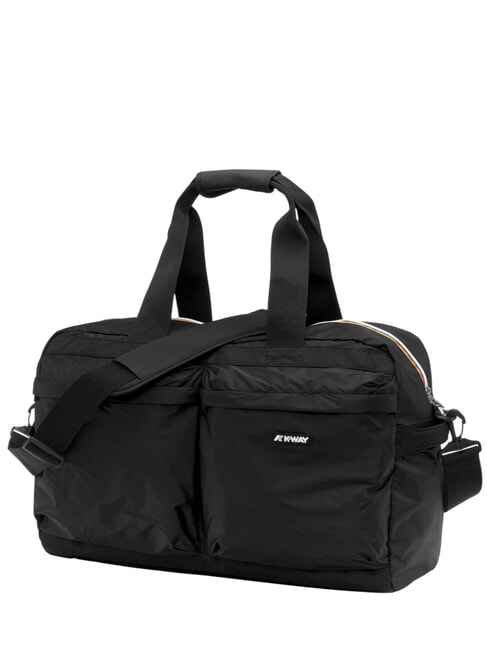 ARDELU Large duffel bag with shoulder strap black pure - Duffle bags