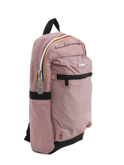 LAON Small nylon backpack pinkish roses - Backpacks & School and Leisure