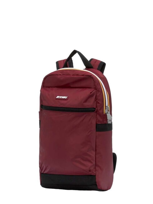 LAON Small nylon backpack red syrah - Backpacks & School and Leisure