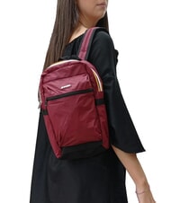 KWAY LAON Small nylon backpack red syrah - Backpacks & School and Leisure - 5