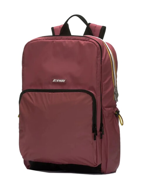 GIZY Nylon backpack for 15" laptop red syrah - Laptop backpacks
