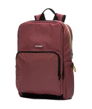 KWAY GIZY Nylon backpack for 15" laptop red syrah - Laptop backpacks - 2