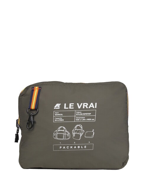 LE VRAI 4.0 MARCEL Waterproof duffel bag green blackish - Duffle bags