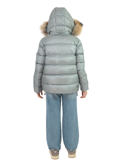 FRIENDLY Down jacket with hood adria-darksteel - Baby Jackets