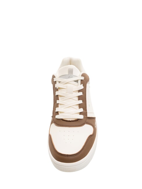 TE Color-block sneakers white/brown - Unisex shoes