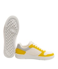 PIQUADRO TE Color-block sneakers white/yellow - Unisex shoes - 2