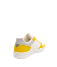 PIQUADRO TE Color-block sneakers white/yellow - Unisex shoes - 3