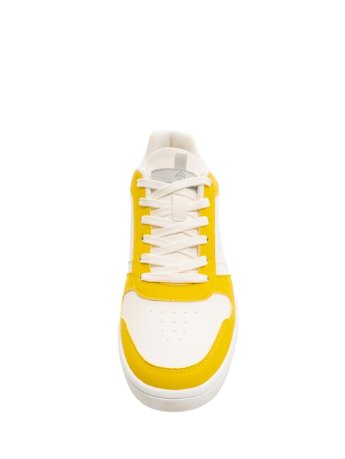 TE Color-block sneakers white/yellow - Unisex shoes