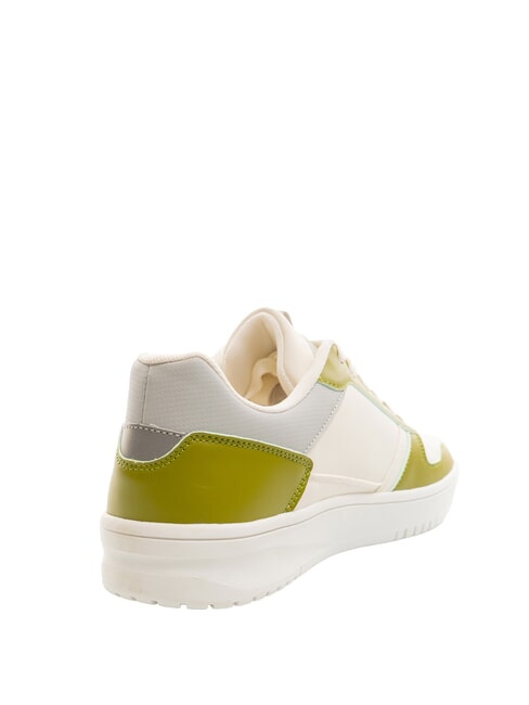 TE Color-block sneakers white/green - Unisex shoes