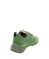 PIQUADRO CORNER 2.0 SPECIALE 2 Sneakers in recycled fabric GREEN - Men’s shoes - 3