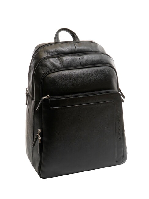 X1 15.6" leather laptop backpack Black - Laptop backpacks