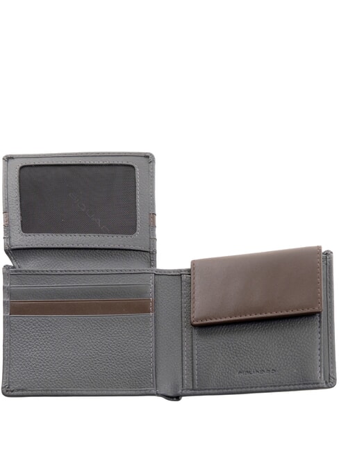 X1 Leather wallet blue / brown - Men&rsquo;s Wallets
