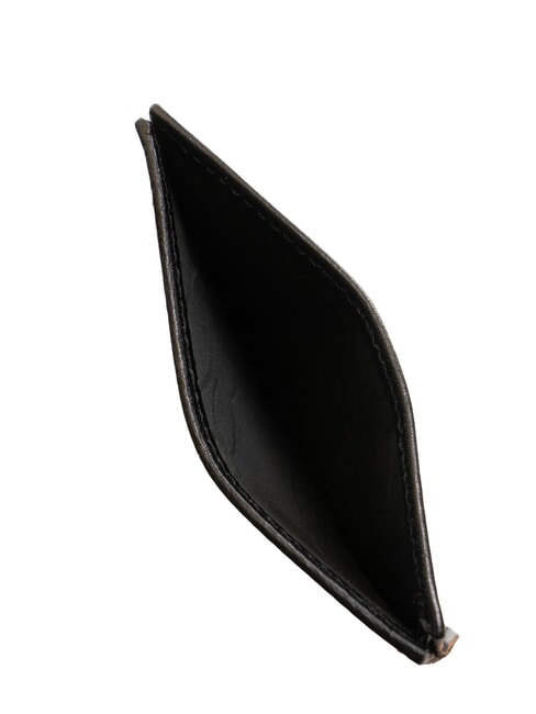 LIFE Flat leather card holder black - Men’s Wallets