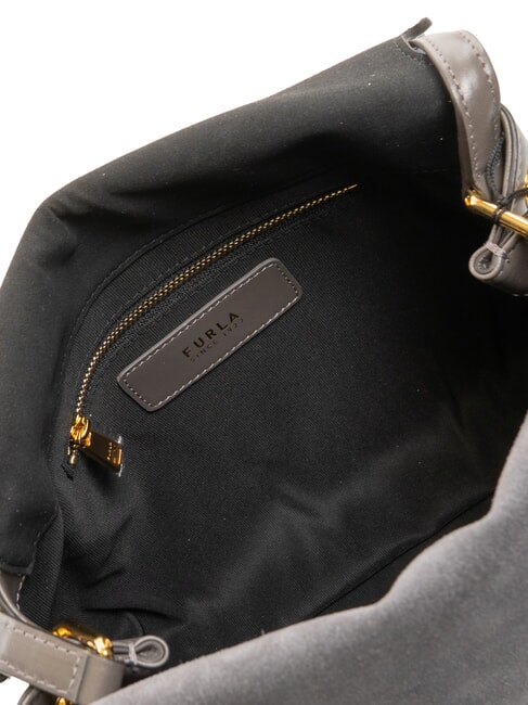 DOMUS  Shoulder bag, leather urban gray - Women’s Bags