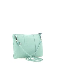 GABS BEYONCE M Leather clutch bag with shoulder strap light green - Women’s Bags - 3