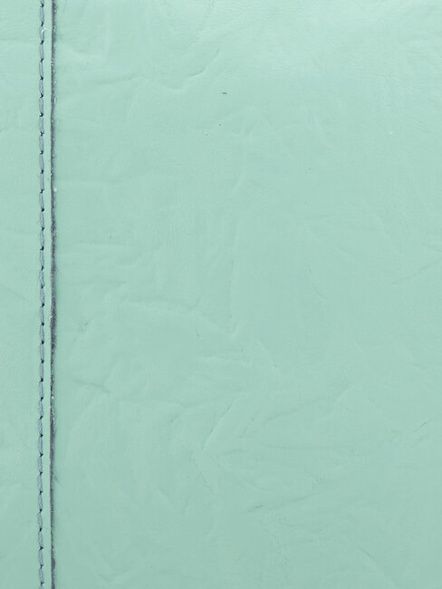 BEYONCE M Leather clutch bag with shoulder strap light green - Women’s Bags