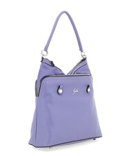 GABS ILARIA LARGE Handbag with key ring cornflower + flamingo - Women’s Bags - 4