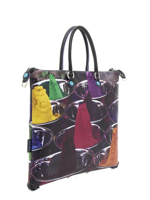 G3 PLUS LARGE Transformable flat shopping bag Indian colors - Women’s Bags