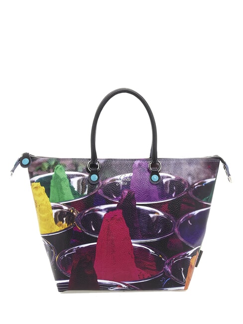 G3 PLUS LARGE Transformable flat shopping bag Indian colors - Women’s Bags