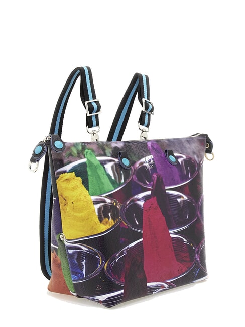 G3 PLUS LARGE Transformable flat shopping bag Indian colors - Women’s Bags