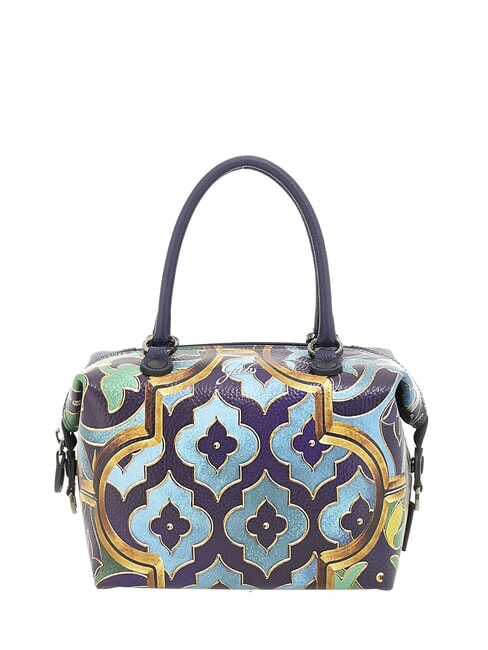 G3 PLUS MEDIUM MULTICOLOR Transformable flat shopping bag ornamental stained glass window - Women’s Bags