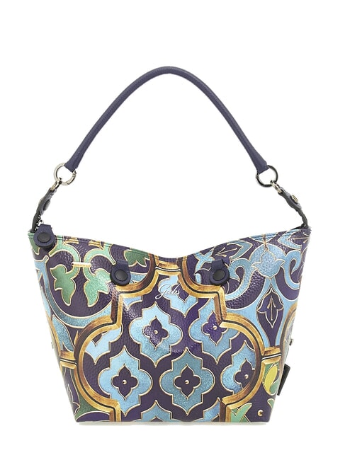 G3 PLUS MEDIUM MULTICOLOR Transformable flat shopping bag ornamental stained glass window - Women’s Bags