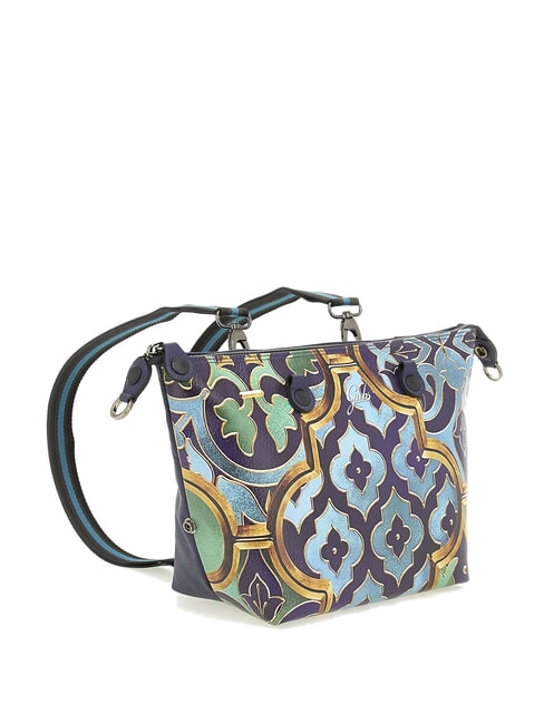 G3 PLUS MEDIUM MULTICOLOR Transformable flat shopping bag ornamental stained glass window - Women’s Bags