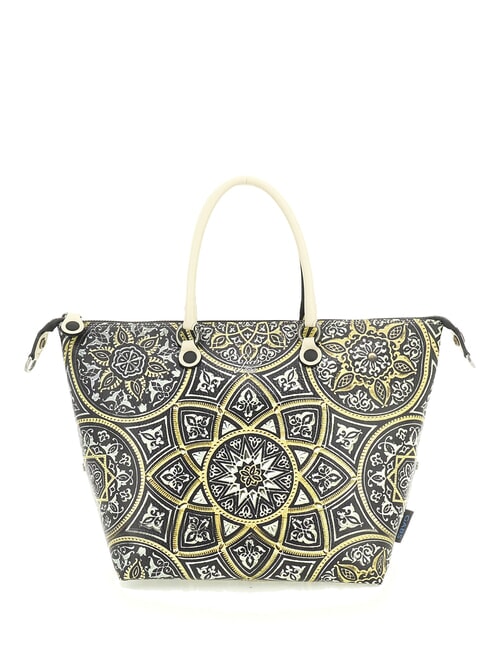 G3 PLUS LARGE MULTICOLOR Transformable flat shopping bag mandala - Women’s Bags