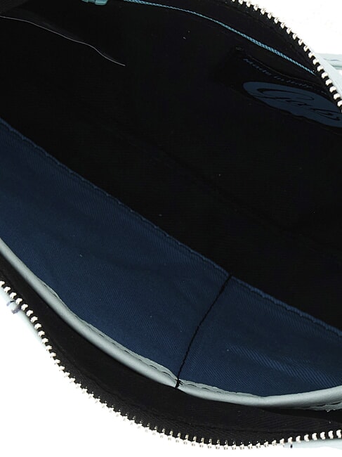 BEYONCE M Leather clutch bag with shoulder strap light green - Women’s Bags