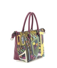 GABS G3 PLUS LARGE MULTICOLOR Transformable flat shopping bag geometric mural - Women’s Bags - 3