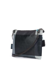 GABS BEYONCE POP M Leather clutch bag with shoulder strap black geometric - Women’s Bags - 2