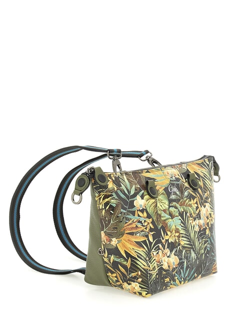 G3 PLUS MEDIUM MULTICOLOR Transformable flat shopping bag jungle - Women’s Bags