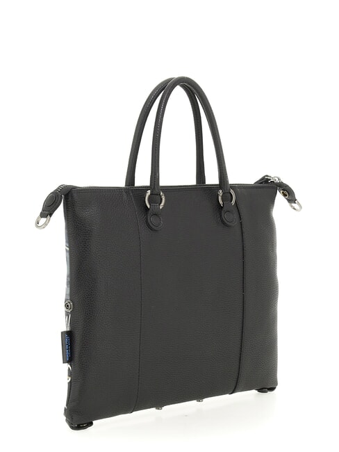 G3 PLUS MEDIUM MULTICOLOR Transformable flat shopping bag I love you - Women’s Bags