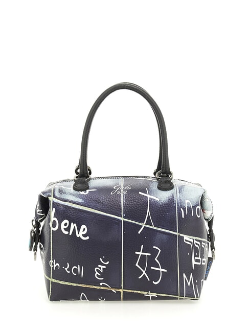 G3 PLUS MEDIUM MULTICOLOR Transformable flat shopping bag I love you - Women’s Bags